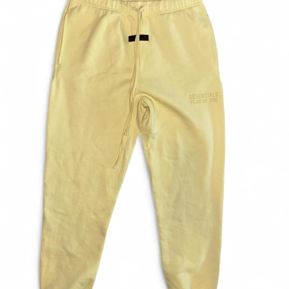 Essentials Soft Yellow Joggers